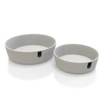 Bol pentru caini biocompozit din fibre de bambus Doctor Totolici, culoare Offwhite, 1L (Castroane)