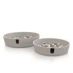 Bol hranire lenta pentru caini biocompozit Doctor Totolici, culoare Offwhite, 820 ml (Castroane)