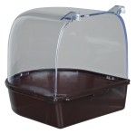 Cadita Plastic Acoperit 15x13x13 cm 5401 - maro