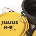 Castron pliabil silicon galben, Julius-K9, 350 ml