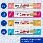 Churu Cat Varieties Recompense Cremoase cu Fructe de Mare, 14 g x 20 buc