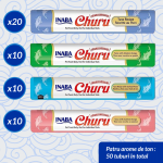 Churu Cat Varieties Recompense Cremoase cu Ton, 50 buc