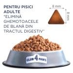 Hrana uscata premium pisici, Club 4 Paws Cat Hairball, Pui, 14 kg (Hrana Uscata - Pisici)
