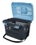 Cusca Trasport Midi Capri 44x33x32 Albastru/Gri 39792