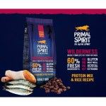 Hrană uscată Premium pentru câine Primal Spirit, Wilderness, cu porc, pui și pește, 12 kg