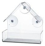 Hranitor Exterior pentru Pasari Atasabil pe Geam 15x15x6 cm 55610