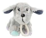 Jucarie caine plush moale 24 cm cu sunet pentru catei 36160