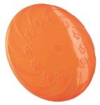 Jucarie Frisbie Dog Disc, plutitor, TPR, ø 18 cm 33505 - portocaliu