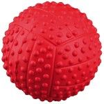 Jucarie Minge Cauciuc Natural 5.5 cm cu Sunet 34843 - rosu