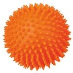 Jucarie Minge cu Tepi 10 cm Vinil cu Sunet 3412 - portocaliu