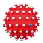 Jucarie Minge cu Tepi 10 cm Vinil cu Sunet 3429 - rosu