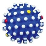Jucarie Minge cu Tepi 6 cm Vinil cu Sunet 3428 - albastru