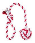 Jucarie Minge Din Sfoara 7 cm/50 cm 3269 - rosu