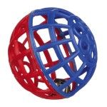 Jucarie Minge Perus cu Clopotel 4.5 cm 5360 - rosu albastru
