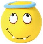 Jucarie Minge Smiley Latex 6 cm cu Sunet 35266