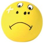Jucarie Minge Smiley Latex 6 cm cu Sunet 35266