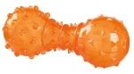 Jucarie Pentru Recompense TPR Dumbbell 12 cm 34930 - portocaliu