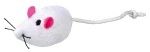 Jucarie Pisici si Soricel cu Clopotei 5 cm 4139 - alb