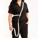 Lesa Hands-free ultra-usoara din policoton Doctor Totolici, culoare Pastel Green (Lese)