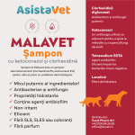 Sampon Dermatocosmetic Malavet, AsistaVet, 250 ml (Sampoane)