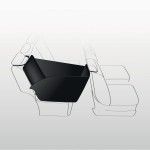 Patura Protectie Auto Tip Cos 0.65x1.45 m Negru cu Bej 13231