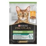 PURINA PRO PLAN Sterilised Adult Maintenance, Pui, 10x85 g (Hrana Umeda - Pisici)