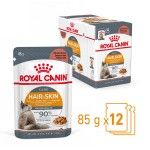 Royal Canin Hair&Skin Care Adult hrana umeda pisica, piele si blana (in sos), 12 x 85 g