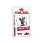 ROYAL CANIN Renal cu Vita, dieta veterinara pisici, sistem renal, (in sos), 12x85 g (Diete Veterinare - Pisici)