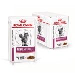 ROYAL CANIN Renal cu Vita, dieta veterinara pisici, sistem renal, (in sos), 85 g (Diete Veterinare - Pisici)