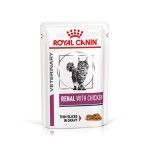 ROYAL CANIN Renal Chicken, dieta veterinara pisici, sistem renal, 12x85 g (Diete Veterinare - Pisici)