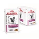 ROYAL CANIN Renal Chicken, dieta veterinara pisici, sistem renal, 85 g (Diete Veterinare - Pisici)