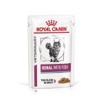 ROYAL CANIN Renal Fish, dieta veterinara pisici, sistem renal, 12x85 g (Diete Veterinare - Pisici)