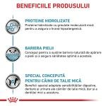 ROYAL CANIN Hypoallergenic Small Dog, XS-S, dieta veterinara, hrana uscata caini, alergii alimentare, 1 kg (Diete Veterinare - Caini)