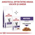 ROYAL CANIN Neutered Satiety Balance, dieta veterinara pisici, managementul greutatii, 1.5 kg (Diete Veterinare - Pisici)
