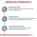 ROYAL CANIN Skin Care, XS-XL, dieta veterinara, hrana uscata caini, afectiuni dermatologice, 2 kg (Diete Veterinare - Caini)