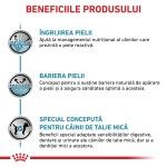 ROYAL CANIN Skin Care Small Dog, dieta veterinara, hrana uscata caini, afectiuni dermatologice, 4 kg (Diete Veterinare - Caini)