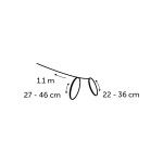 HAM + LESA PISICA ZIGGI ROZ 22-36 CM 10MM/1031205(48/cut) (Hamuri)