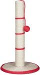 Sisal Plat cu Stalp si Jucarie H50 cm Diametru 31 cm 4309 - rosu