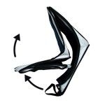 Tarc Nylon 130x55 cm Albastru/Gri 64054