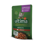 Hrana umeda pisici, Ultima Cat, Adult Sterilizat Fit & Delicious Multipack, Pui, Curcan, Vita & Miel, 4x85 g (Hrana Umeda - Pisici)