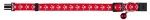 Zgarda Chinga Elastica cu Clopotel Motiv 4202 - rosu