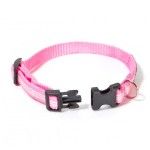 Zgarda IDC reglabila, roz, 14 mm x 24-36 cm