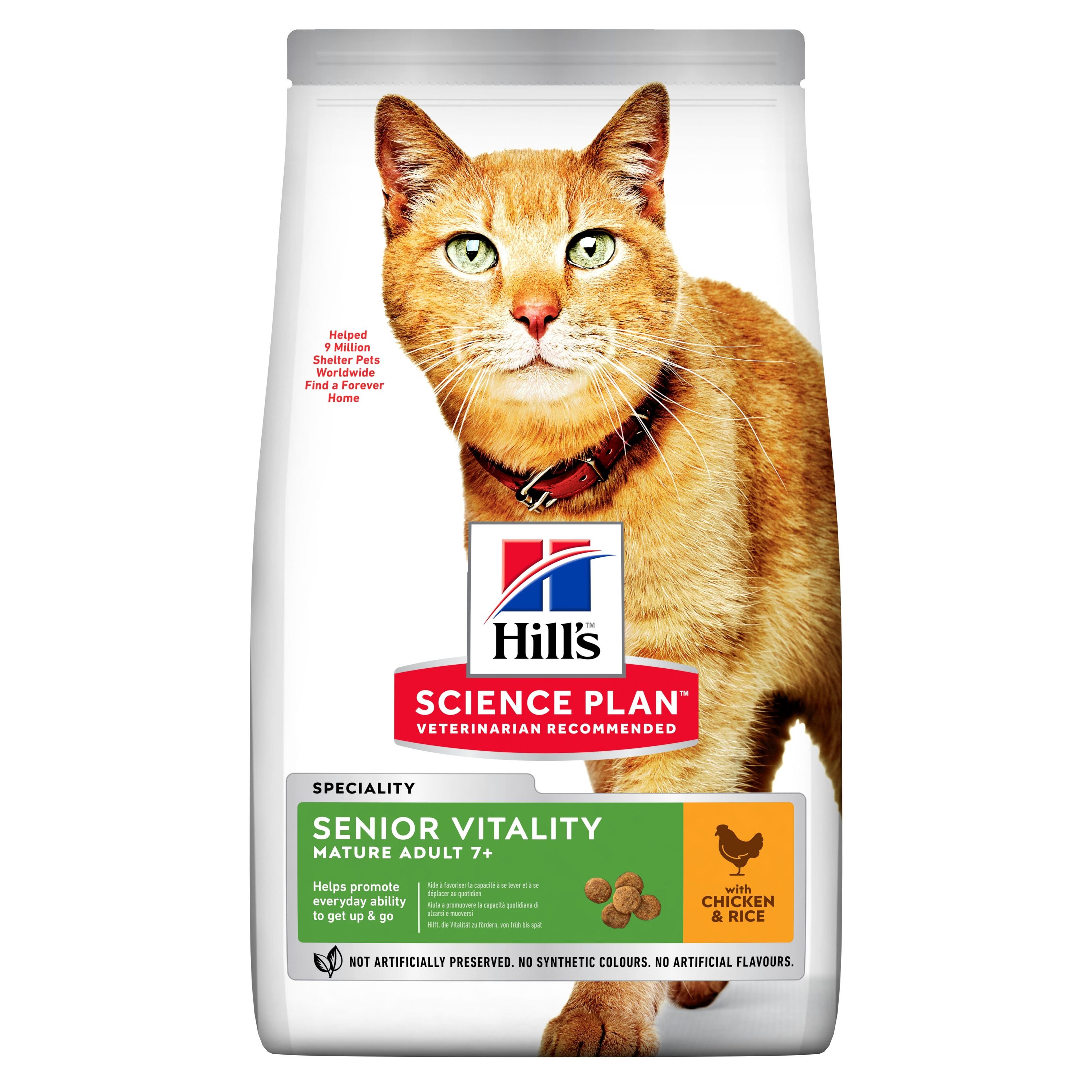 Hill’s SP Feline Senior Vitality Chicken, 7 kg Chicken