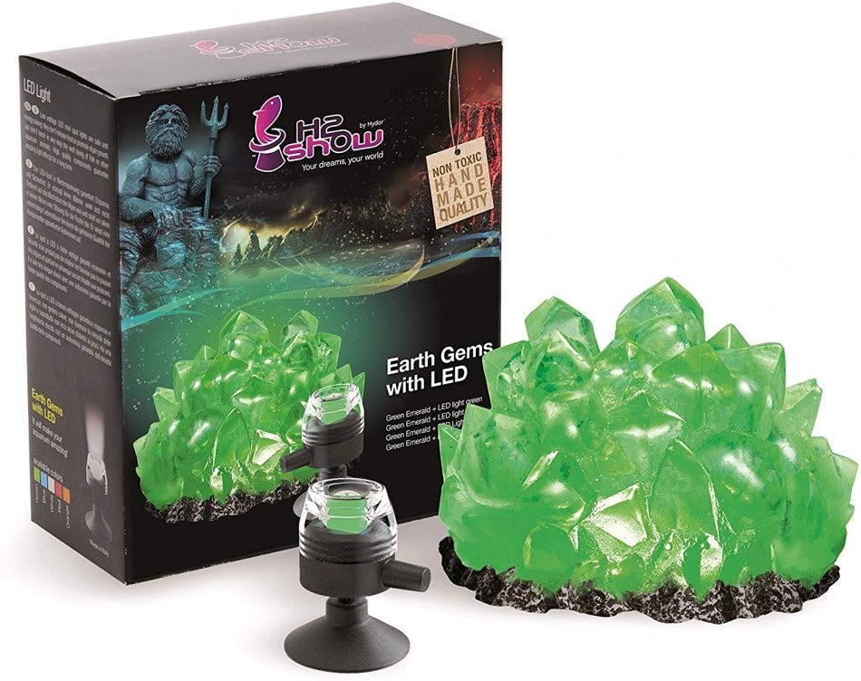 Decor acvariu H2SHOW Kit Earth Green Emerald-Green LED acvariu imagine 2022