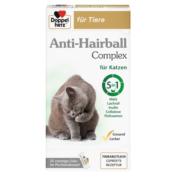 Doppelherz Vet, complex anti-hairball pisici, cutie x 25 plicuri