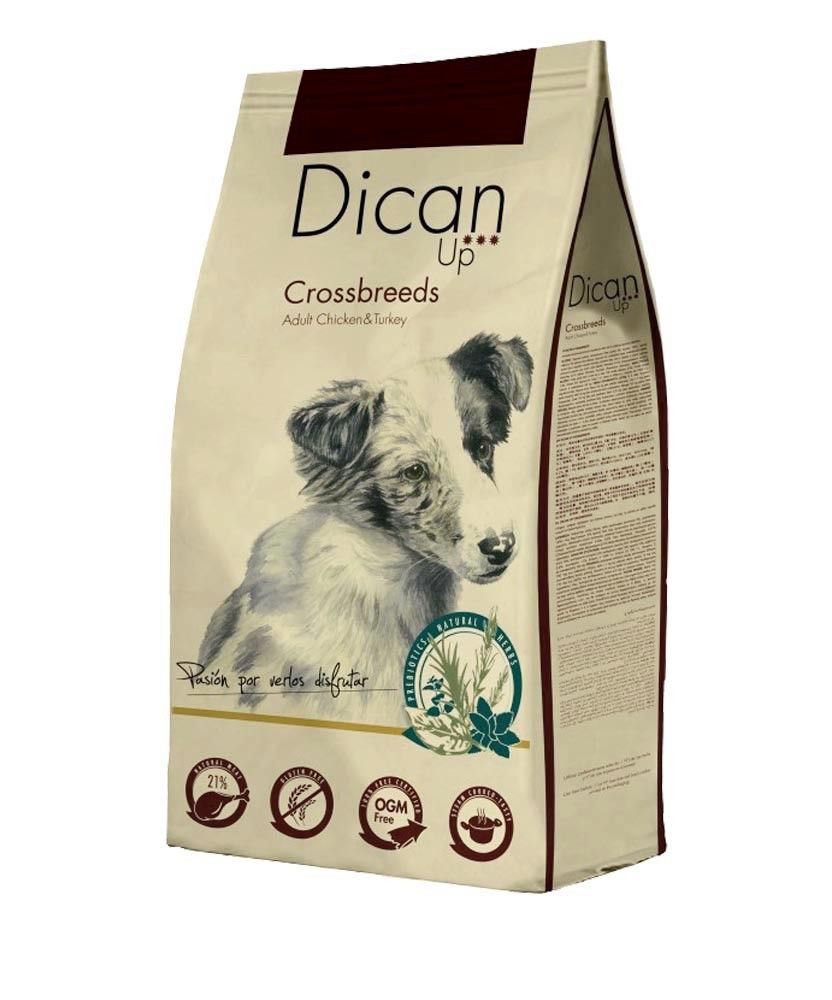 Dibaq Premium Dican Up Crossbreeds, Adult Chicken & Turkey, 3 kg