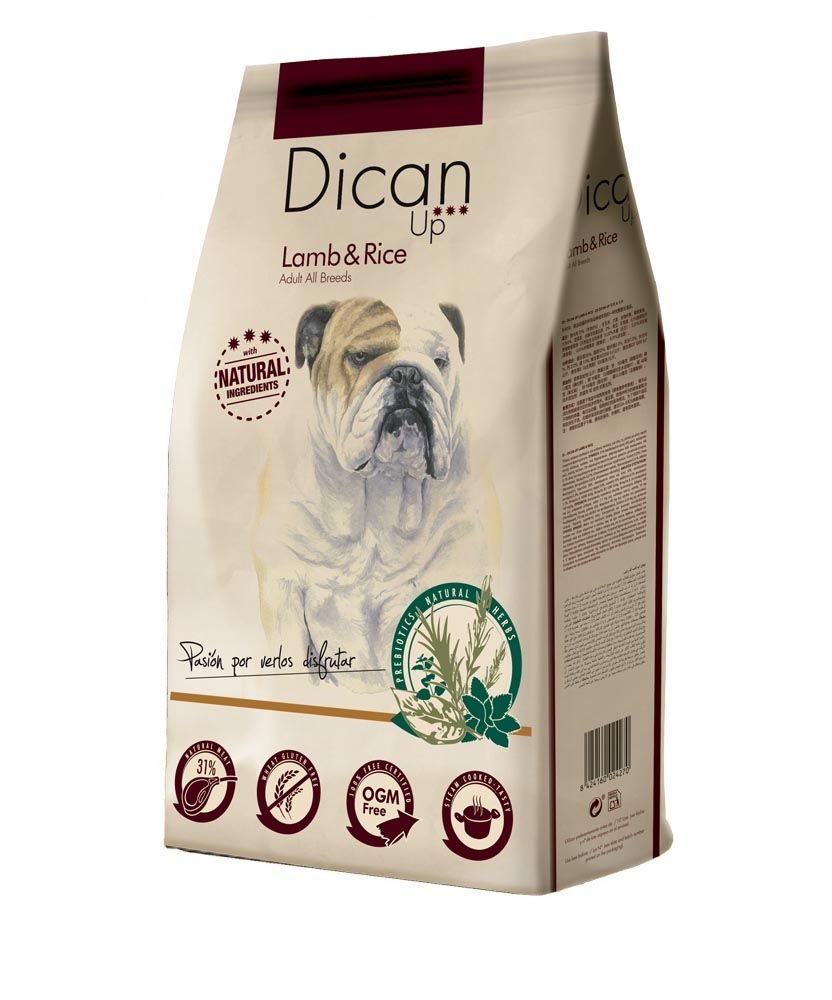 Dibaq Premium Dican Up Adult, Lamb & Rice, 14 kg Adult imagine 2022