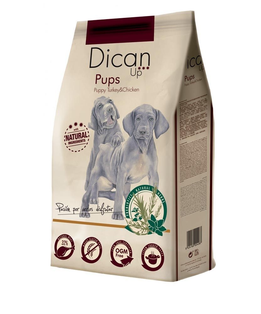 Dibaq Premium Dican Up Pups, Turkey & Chicken, 14 kg