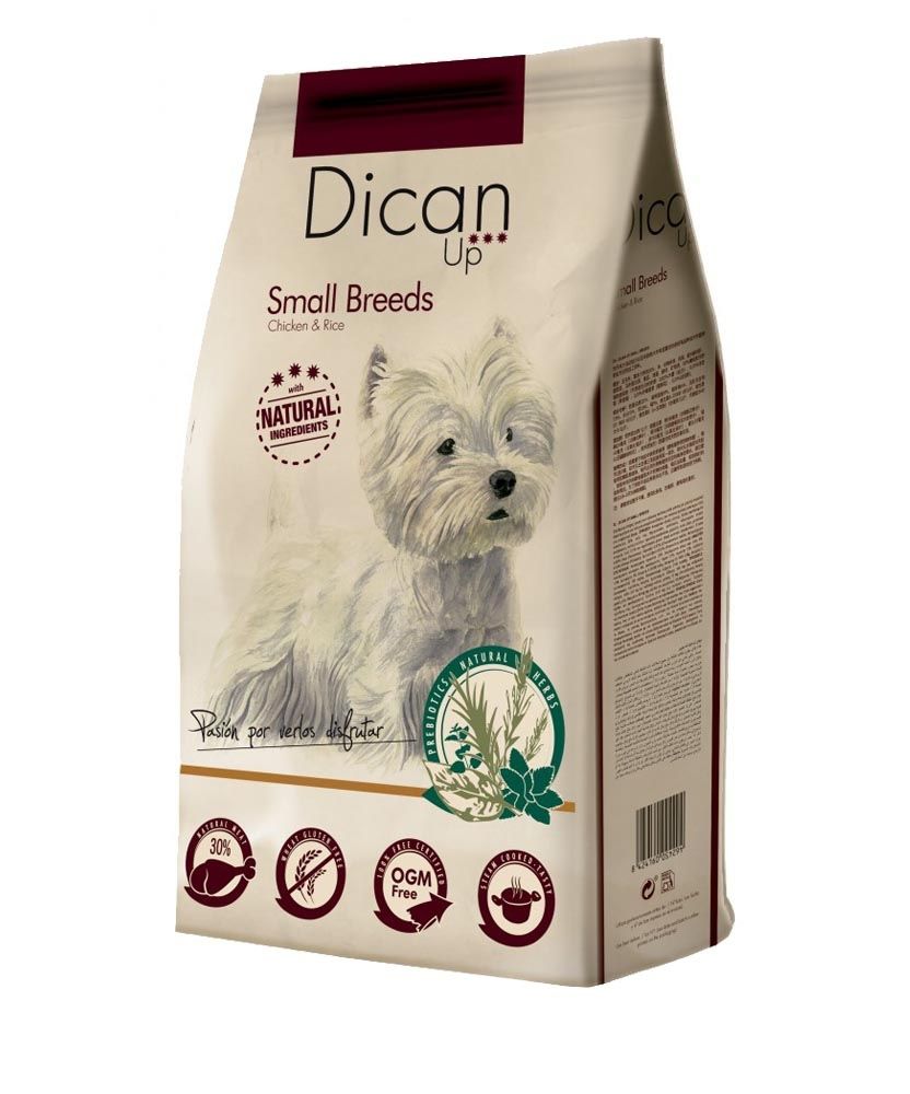 Dibaq Premium Dican Up Small Breeds, Adult Chicken & Rice, 3 kg Adult imagine 2022