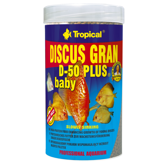 Discus Gran D-50 PLUS Baby, Tropical Fish, 100 ml/ 52 g 100 imagine 2022